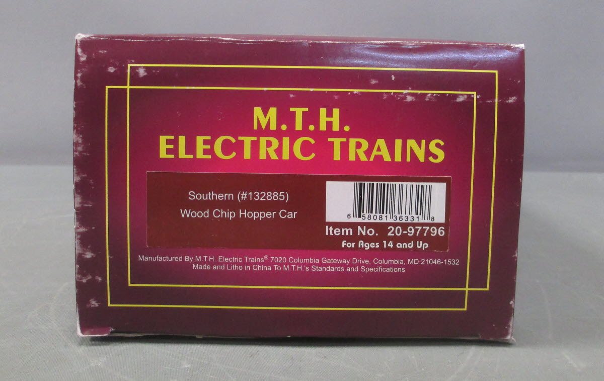 MTH 20-97796 O Southern Wood Chip Hopper Car #132885