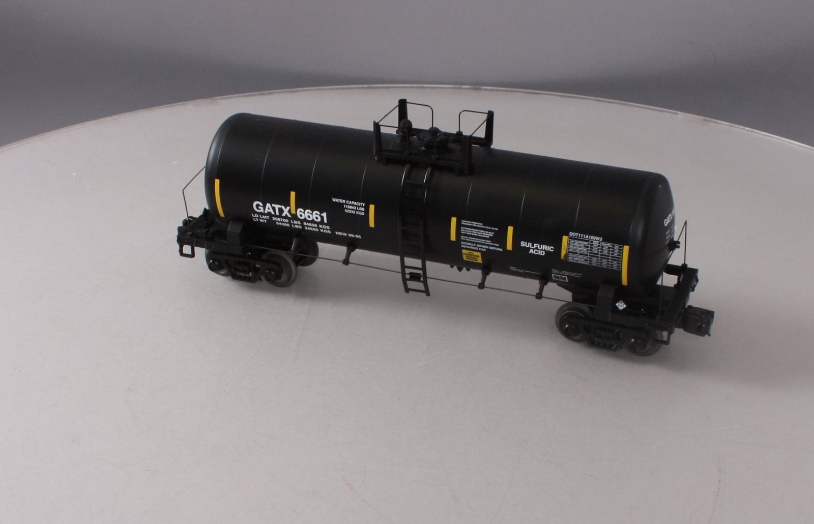 MTH 20-96717 O GATX Tank Car #6661