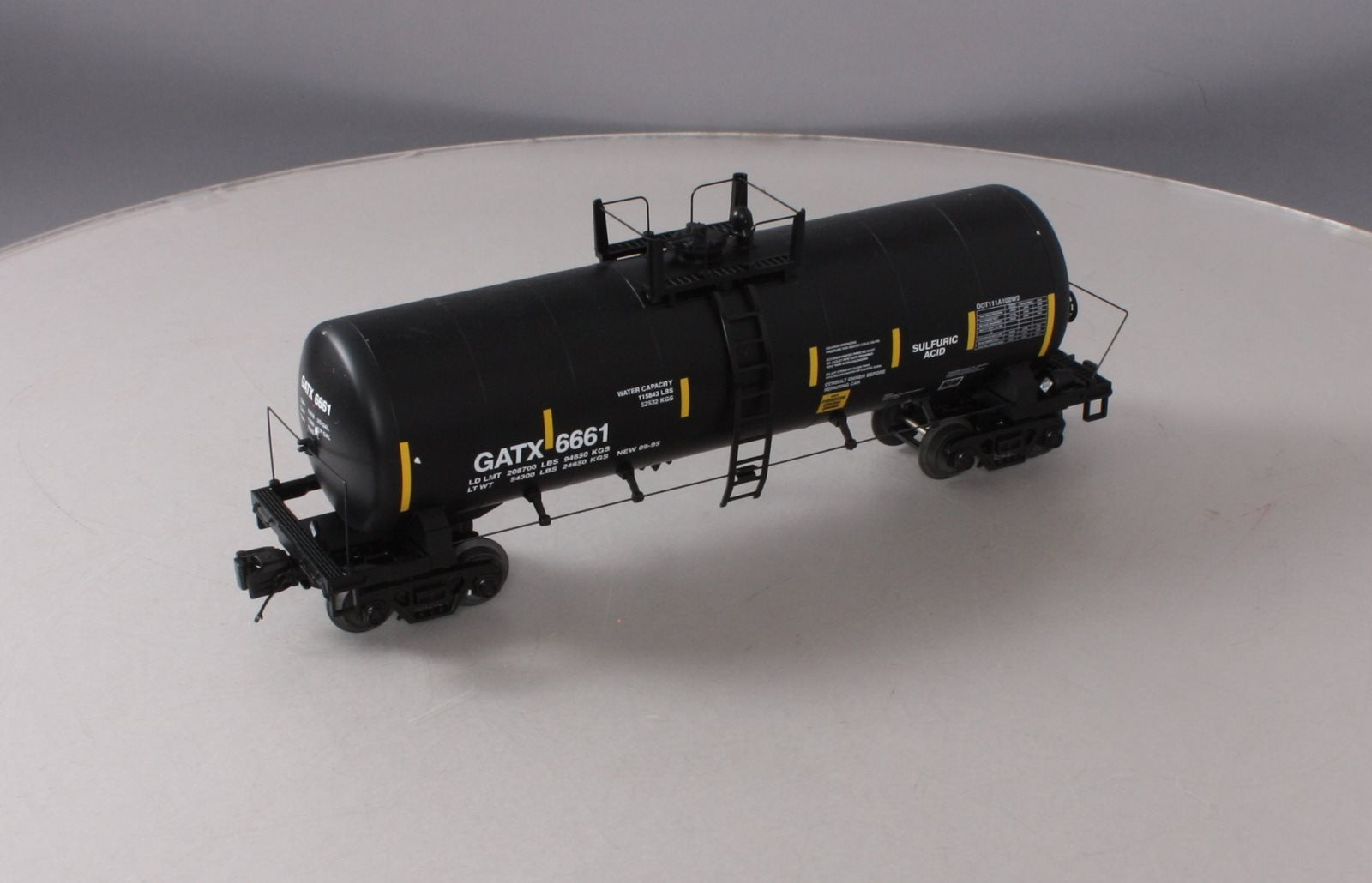 MTH 20-96717 O GATX Tank Car #6661