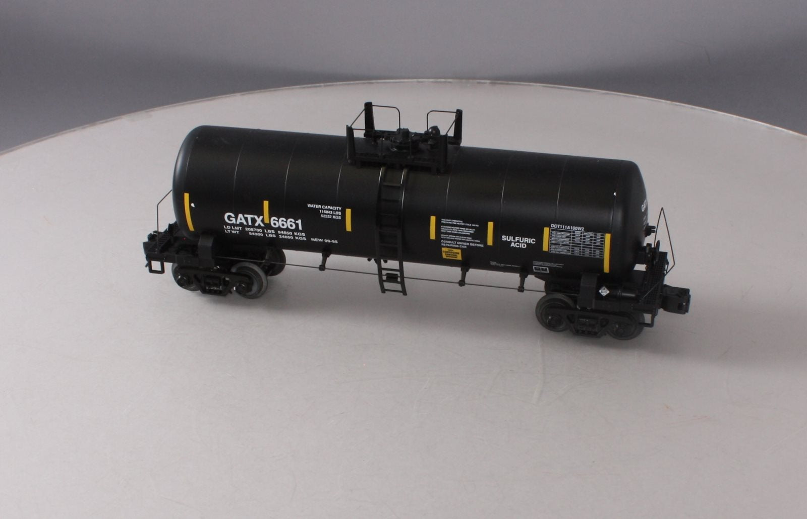 MTH 20-96717 O GATX Tank Car #6661