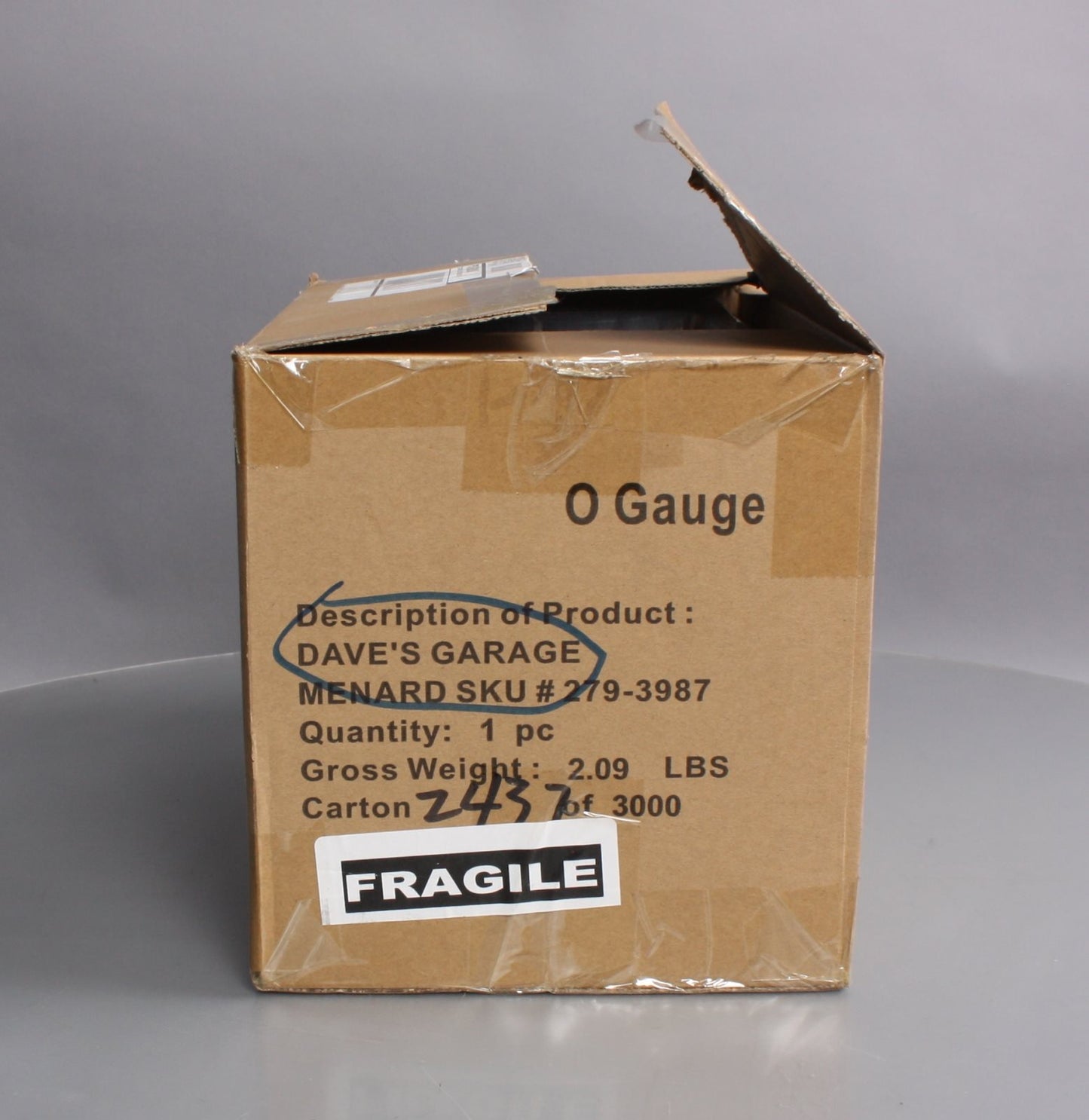 Menards 279-3987 O Assembled Dave's Garage