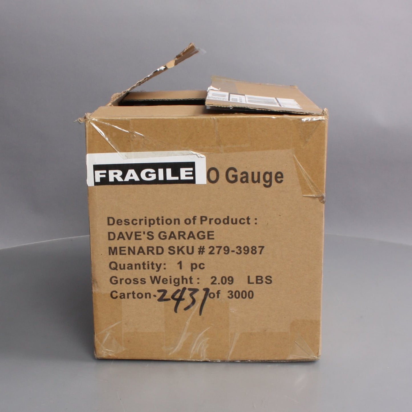 Menards 279-3987 O Assembled Dave's Garage
