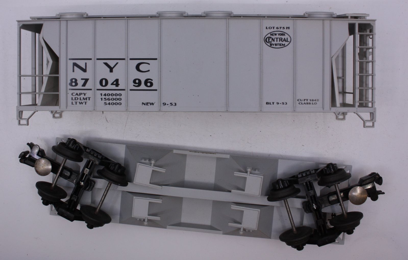 Weaver 3027 O NYC Ultra Line PS2 - 34' Covered Hopper Hi-Rail #3027