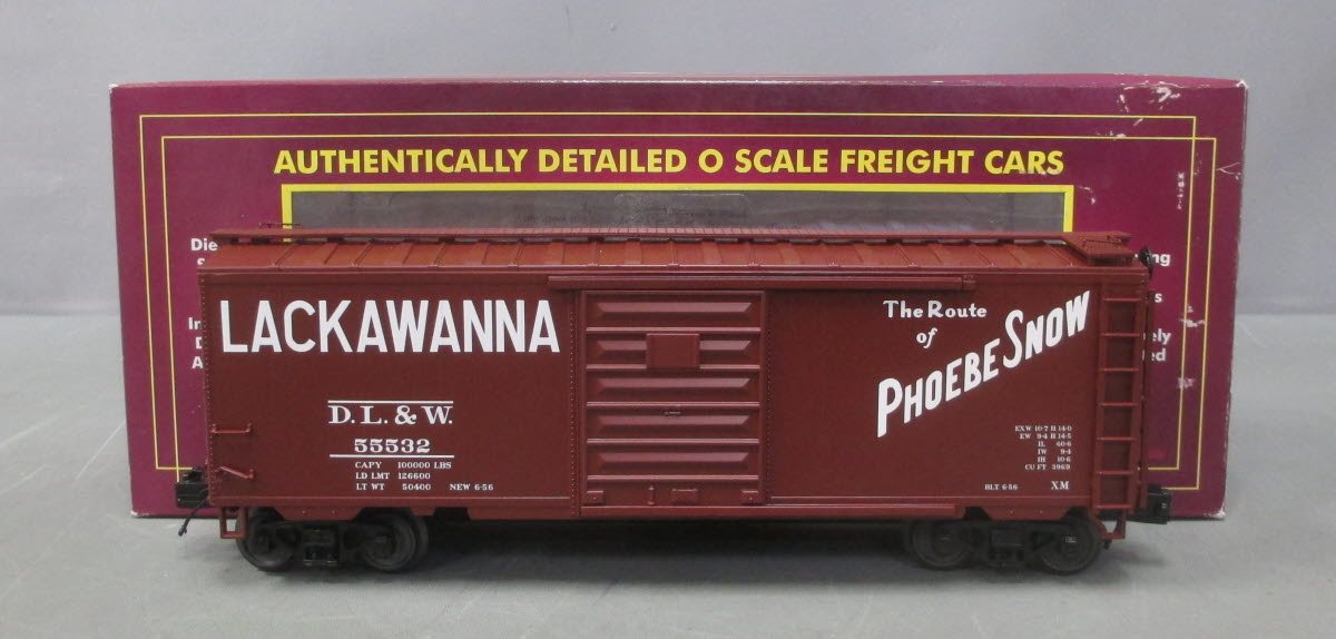 MTH 20-93686 O Lackawanna 40' Boxcar #55532