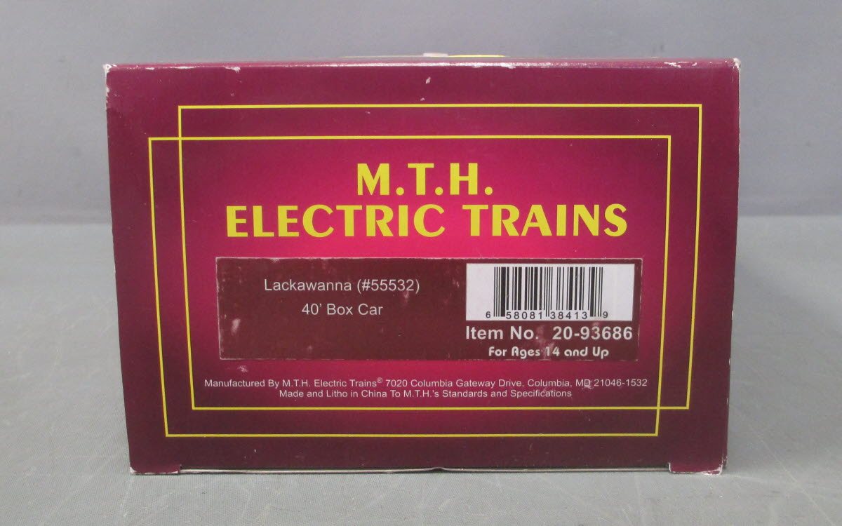MTH 20-93686 O Lackawanna 40' Boxcar #55532