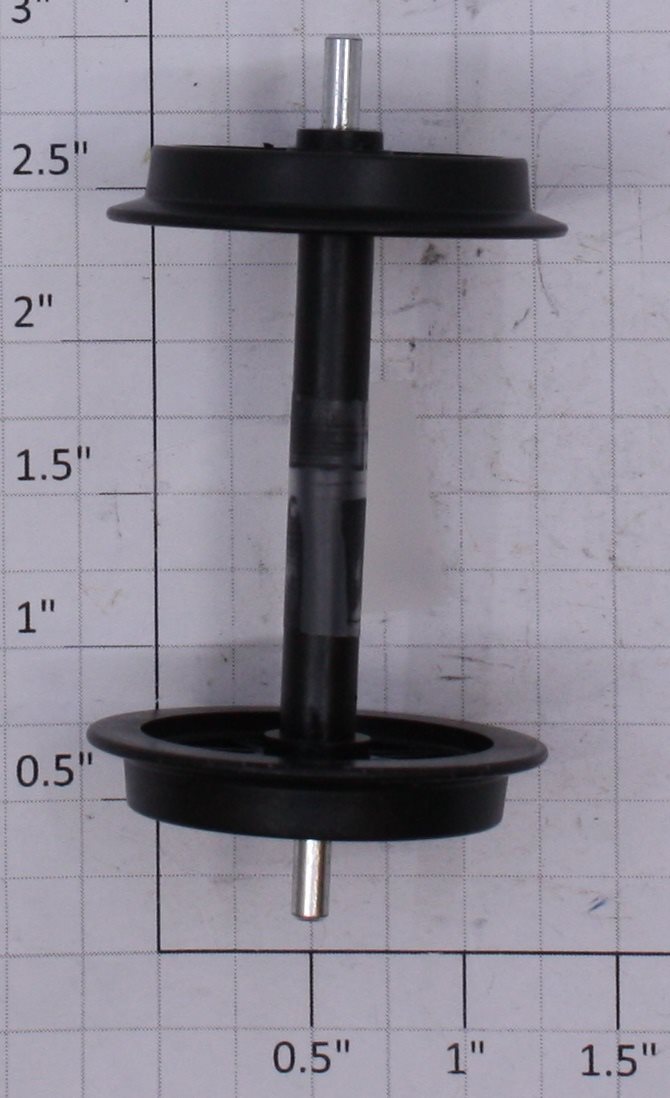 Acme 1001X-62 1.19" Diameter Plastic Double Spoke Wheel Set