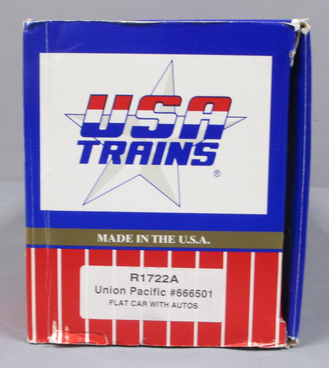 USA Trains R1722A G Union Pacific Auto Flatcars with Load #666501
