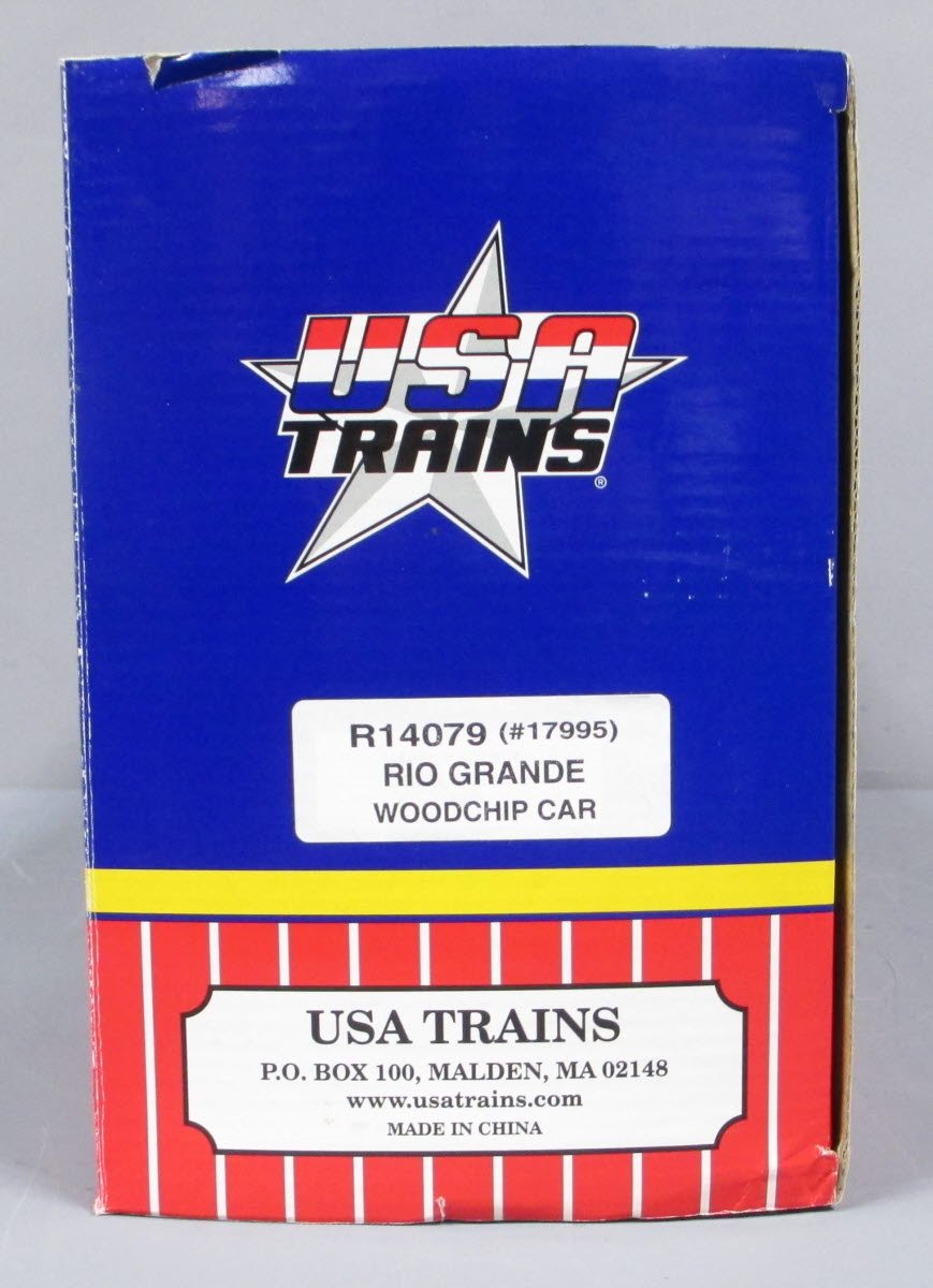 USA Trains R14079 G DRGW Woodchip Car with "Real" Woodchip Load #17995