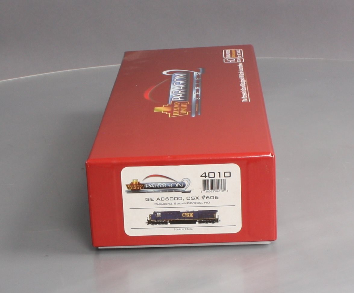 Broadway Limited 4010 HO CSX GE AC6000 with Sound,DCC & Smoke Paragon2™ #606
