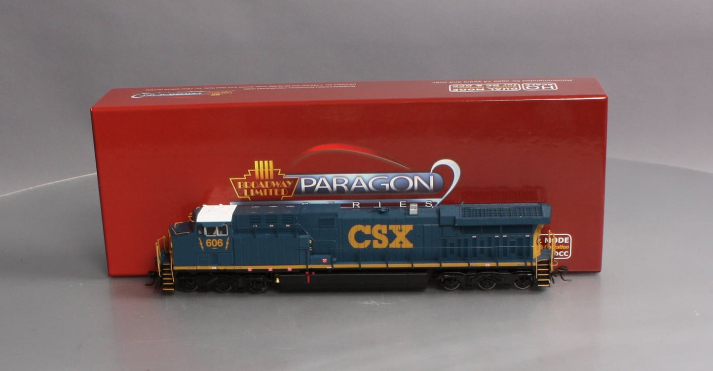 Broadway Limited 4010 HO CSX GE AC6000 with Sound,DCC & Smoke Paragon2™ #606