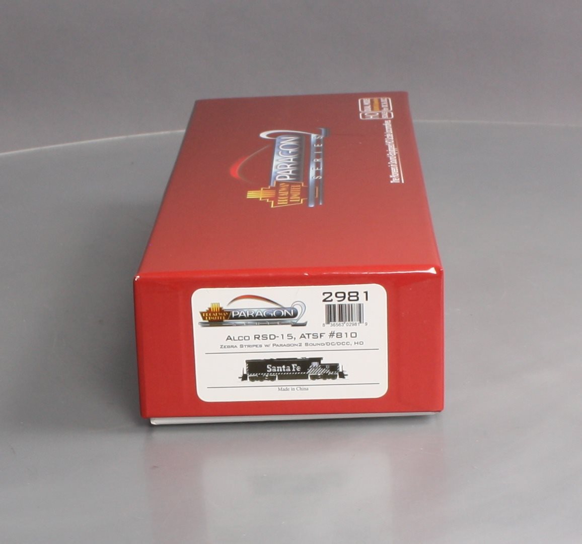Broadway Limited 2981 HO Santa Fe Alco RSD15 Low Nose Paragon2™ #810 w/ DCC