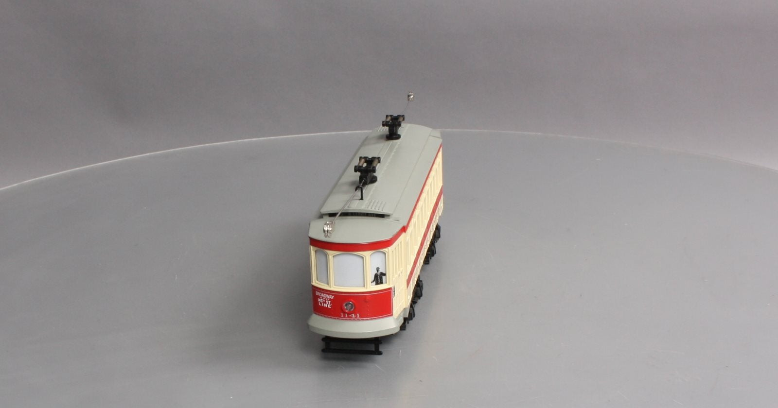 MTH 30-5106-1 O Gauge New York Transit Brill Trolley w/PS2 #1144