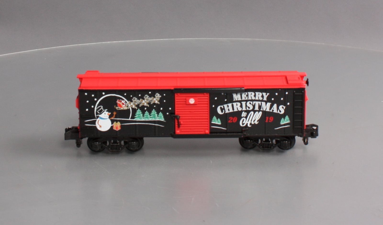 American Flyer 1919320 S 2019 Christmas Boxcar