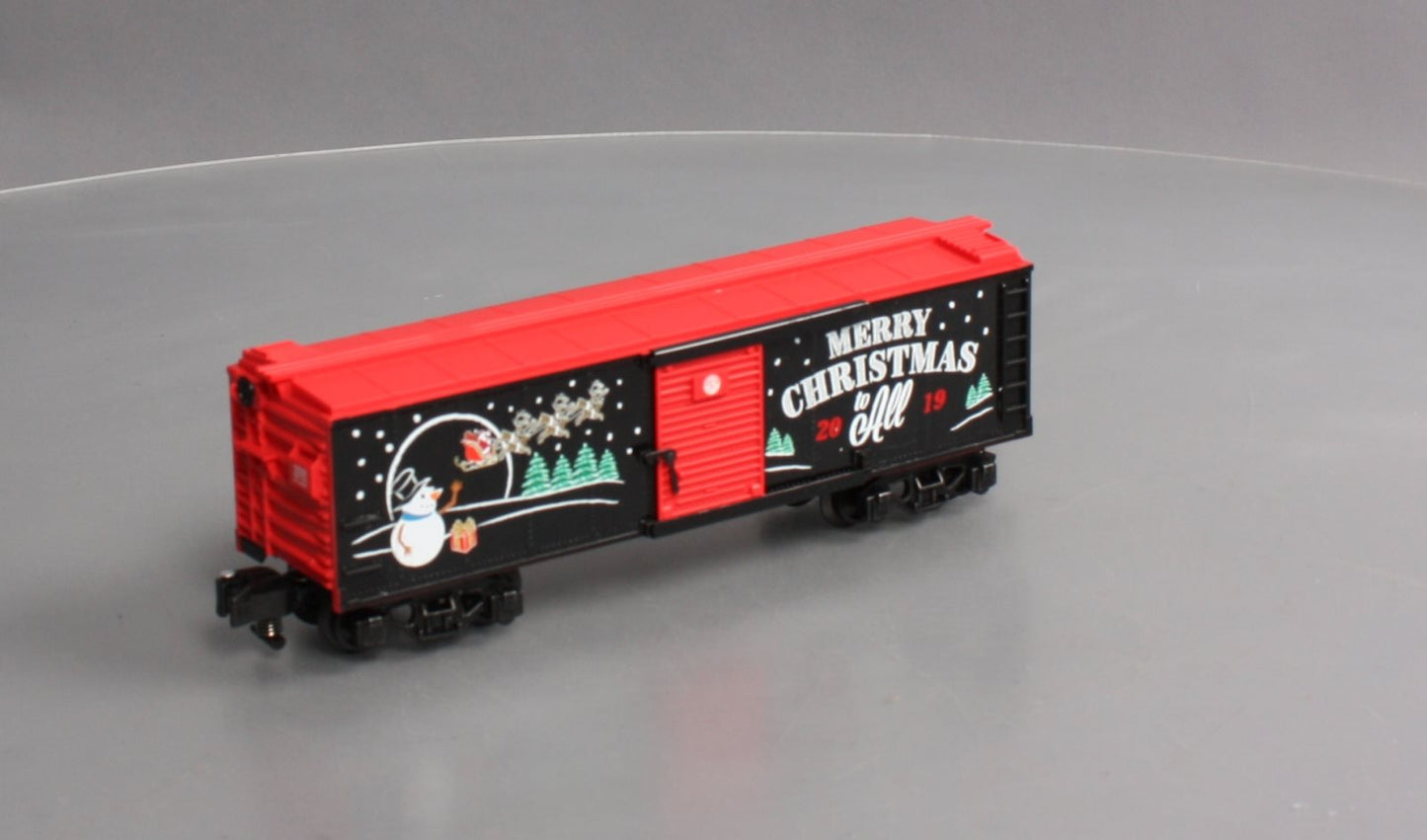 American Flyer 1919320 S 2019 Christmas Boxcar