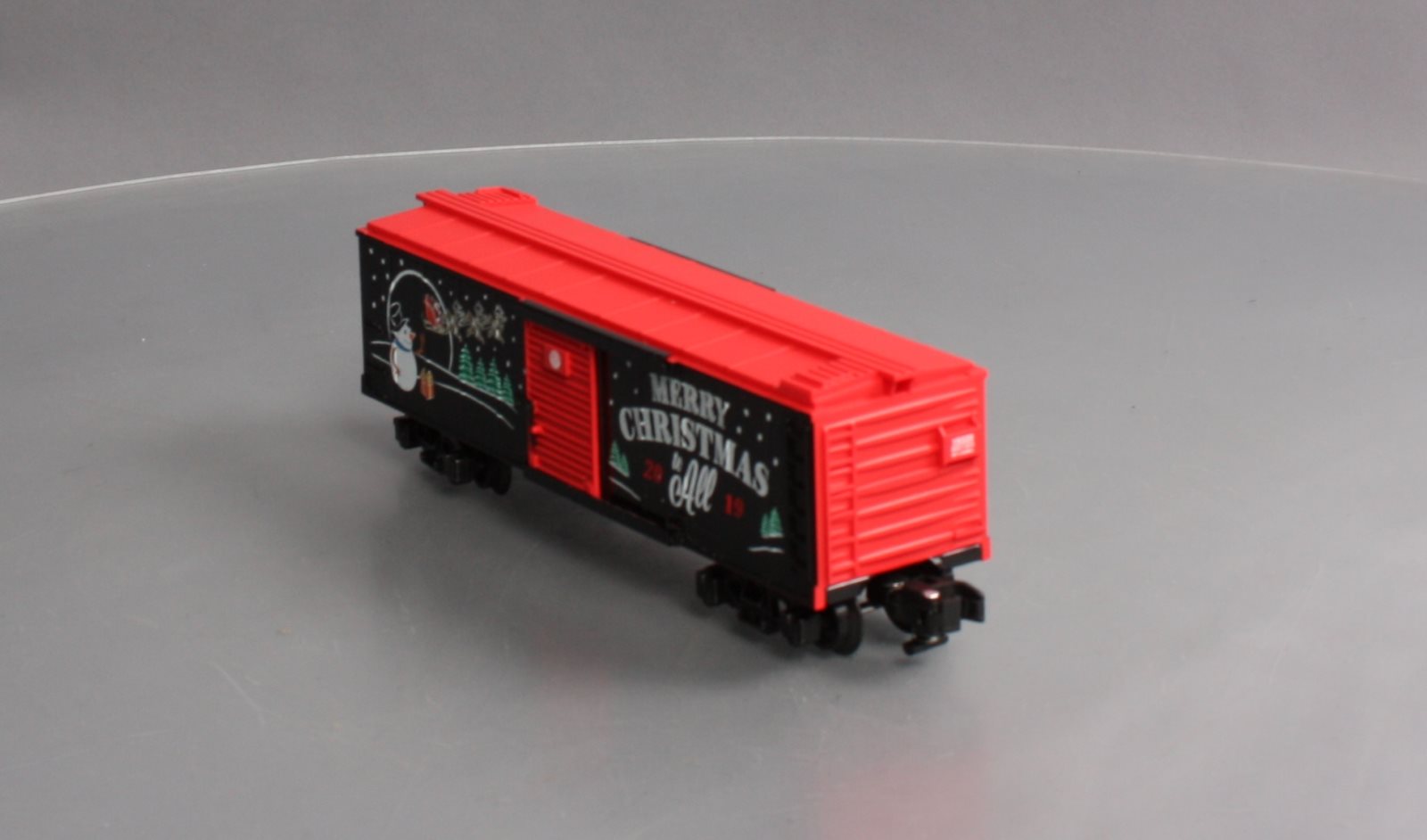 American Flyer 1919320 S 2019 Christmas Boxcar