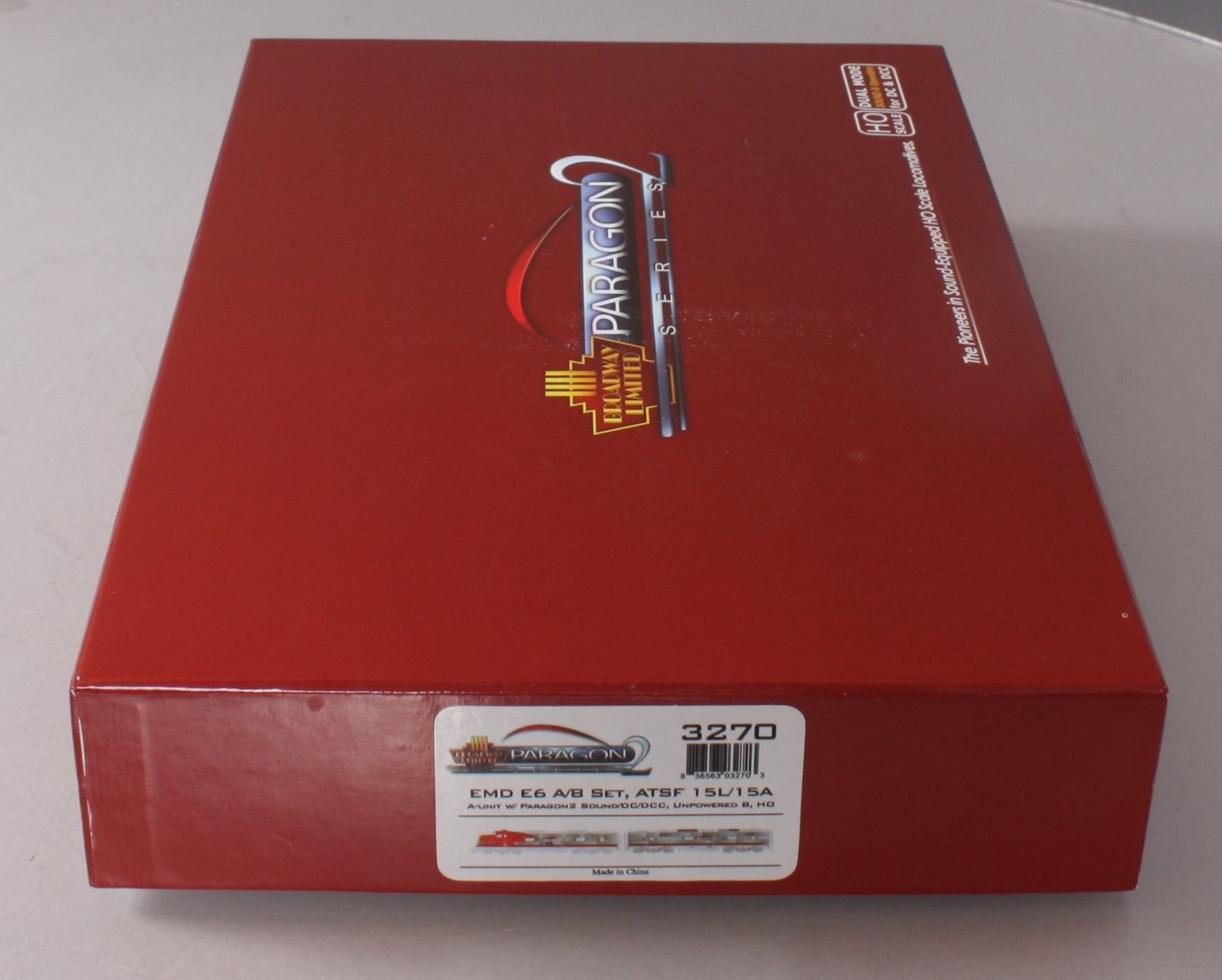 Broadway Limited 3270 HO Santa Fe EMD E6 AB Diesel Loco Set #15L,15A w/ DCC&SND