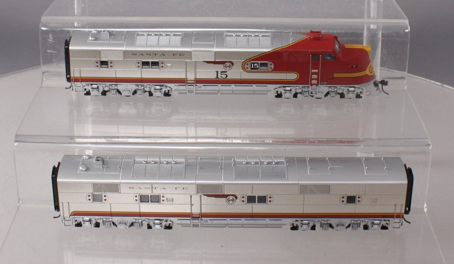 Broadway Limited 3270 HO Santa Fe EMD E6 AB Diesel Loco Set #15L,15A w/ DCC&SND