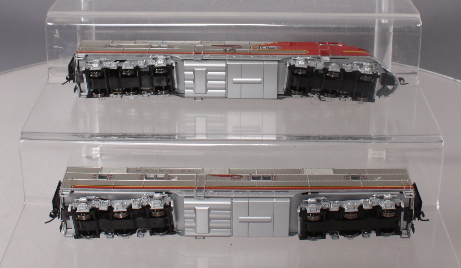 Broadway Limited 3270 HO Santa Fe EMD E6 AB Diesel Loco Set #15L,15A w/ DCC&SND