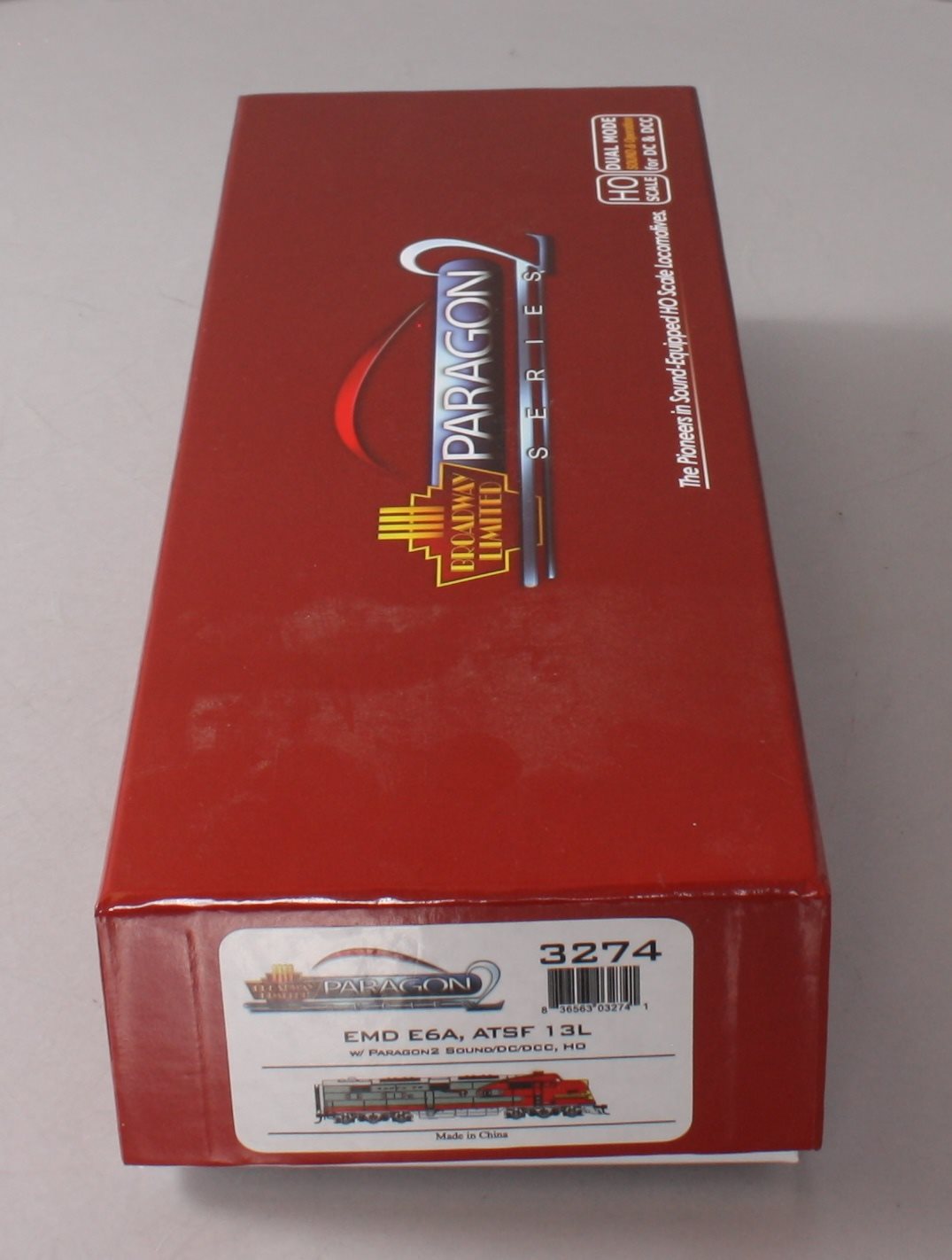 Broadway Limited 3274 HO Santa Fe EMD E6A Dual Headlight Paragon2™ #13L w/ DCC