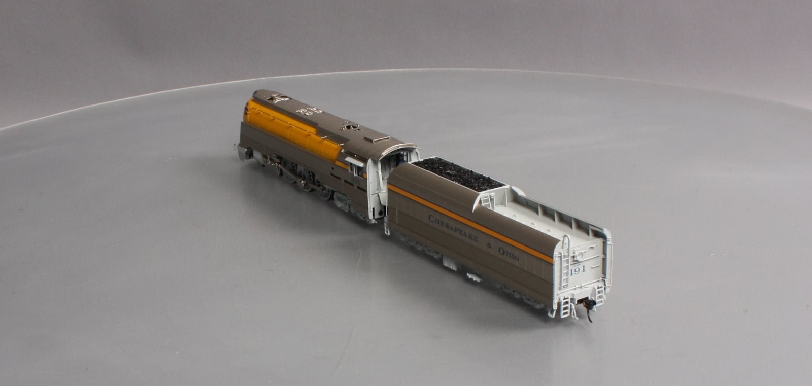 Broadway Limited 4555 HO C&O L-1 4-6-4 Hudson Steam Locomotive #491