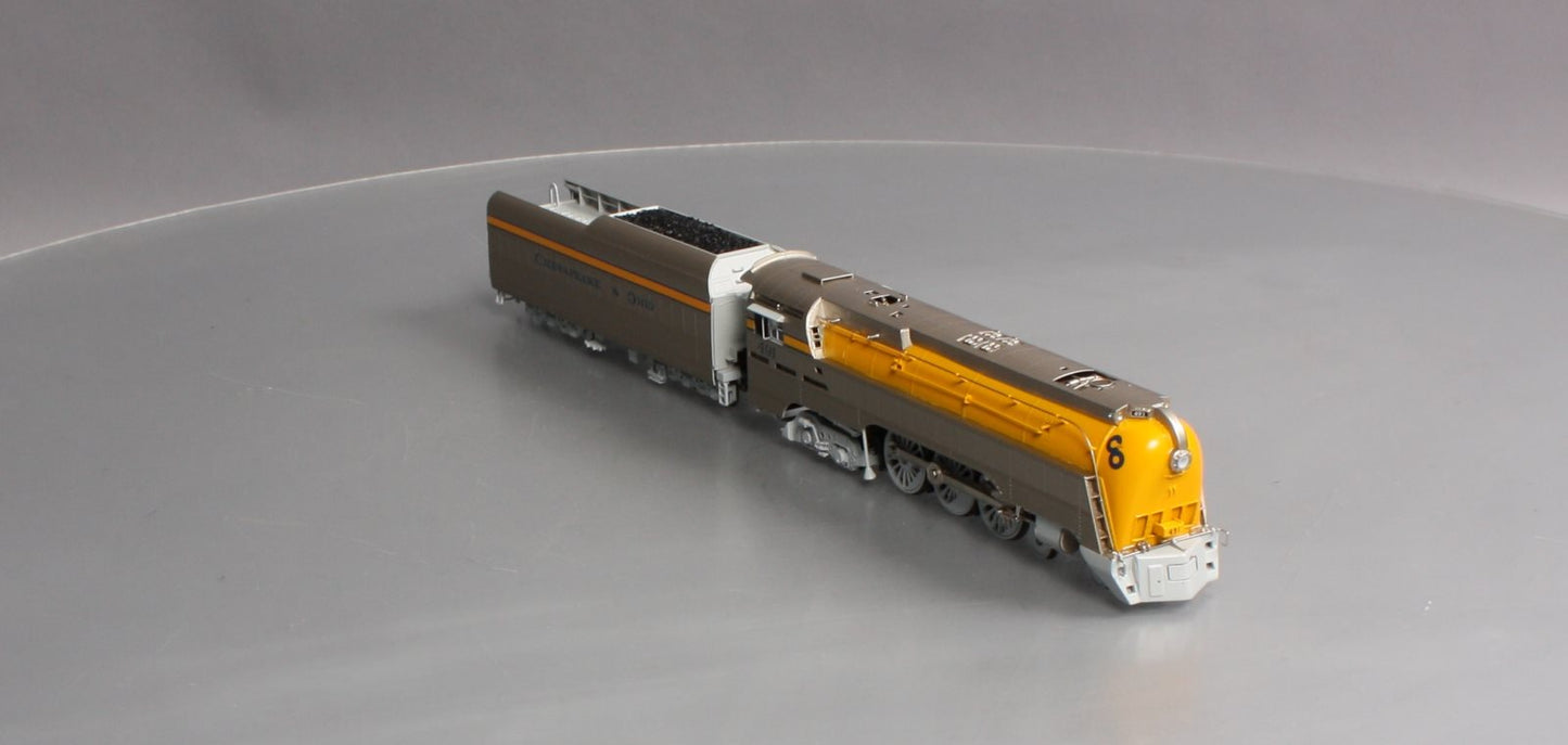 Broadway Limited 4555 HO C&O L-1 4-6-4 Hudson Steam Locomotive #491