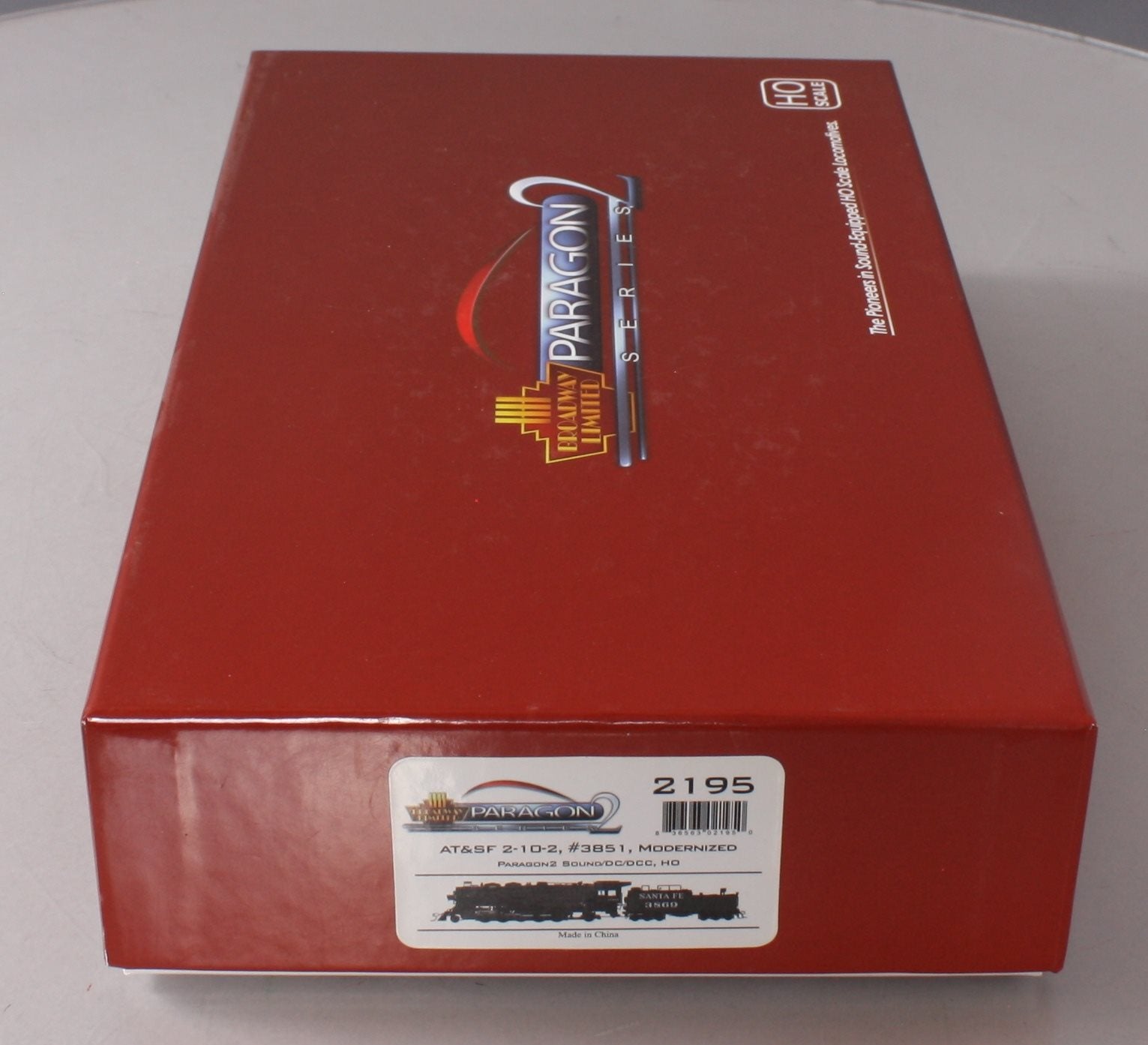 Broadway Limited 2195 HO ATSF 2-10-2 Steam Engine w/DCC & Sound #3851