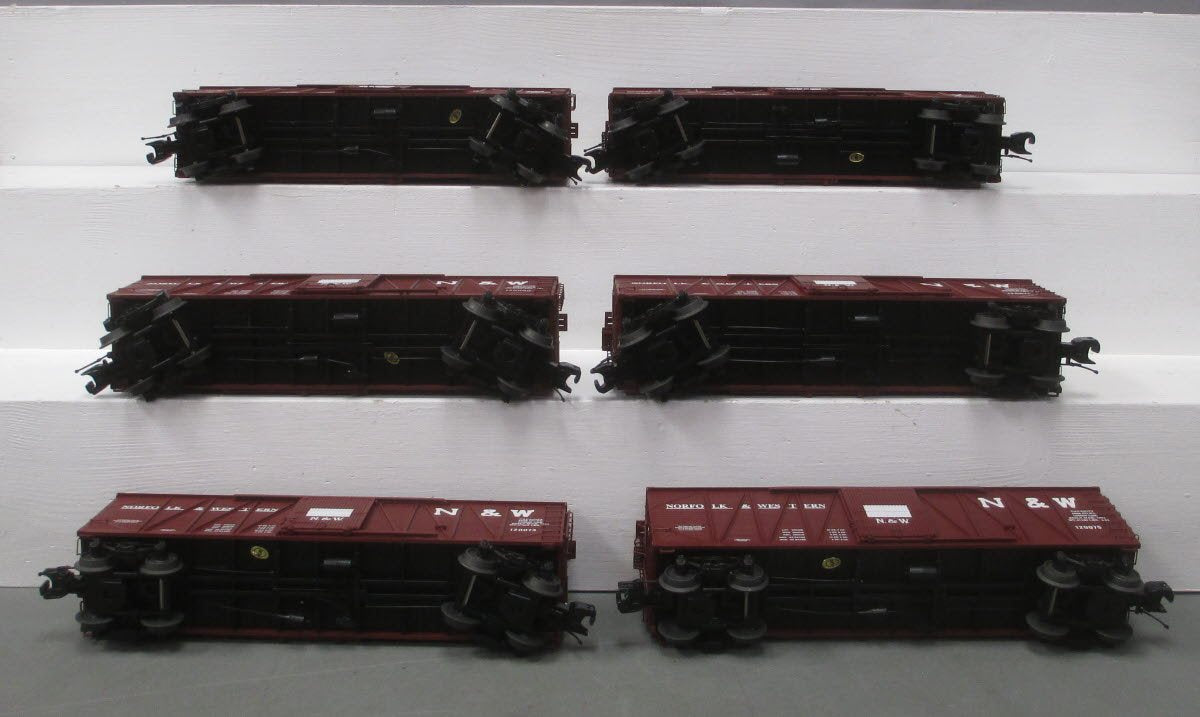 MTH 20-90387 O Norfolk & Western 40' USRA Single Sheathed Box Car Set (Set of 6)