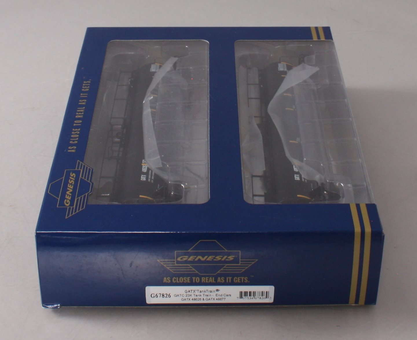 Athearn G67826 HO GATX/Now/Early TankTrain A/B Set #48626/#48677