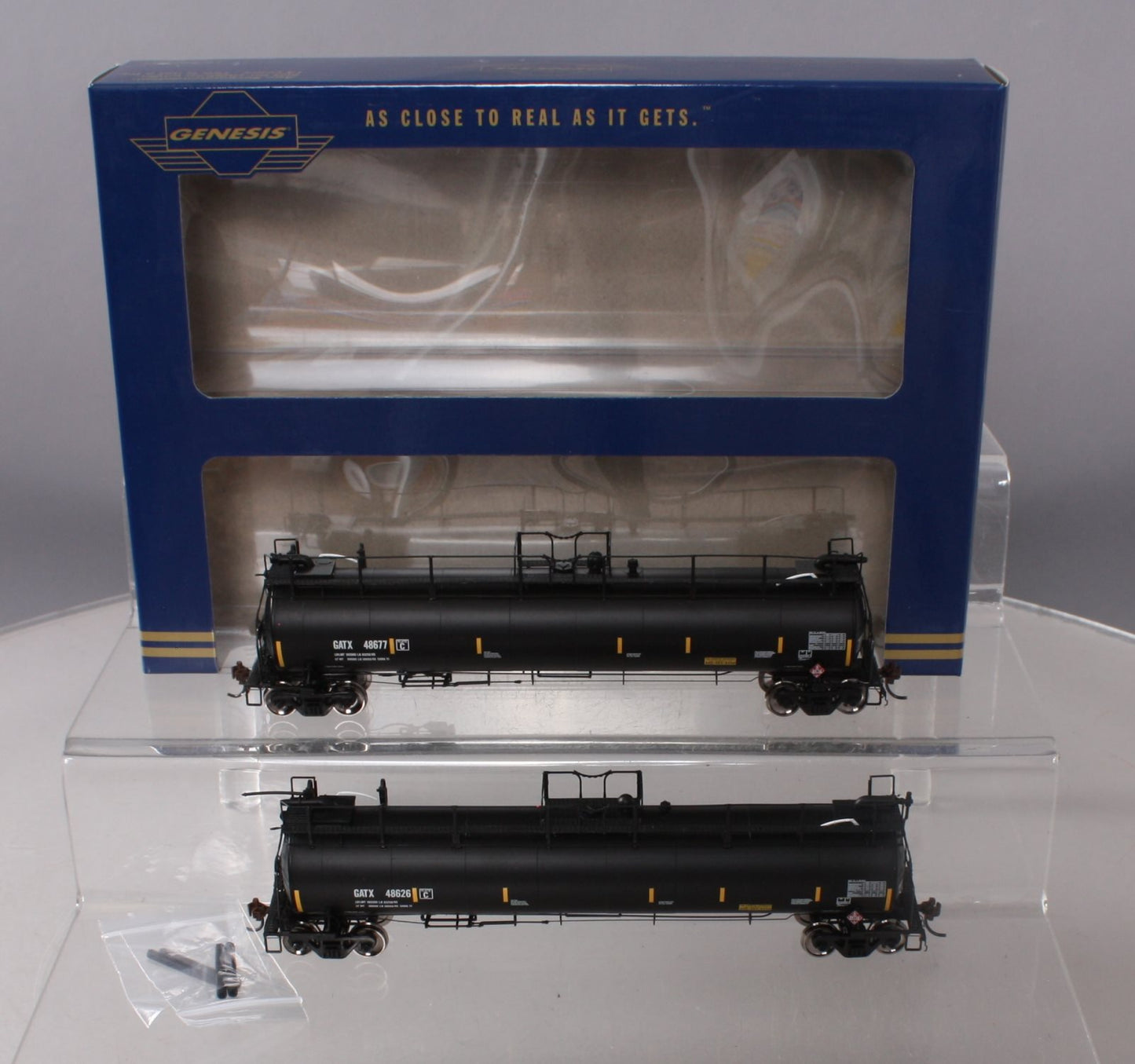 Athearn G67826 HO GATX/Now/Early TankTrain A/B Set #48626/#48677