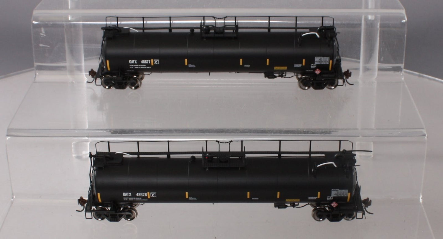 Athearn G67826 HO GATX/Now/Early TankTrain A/B Set #48626/#48677