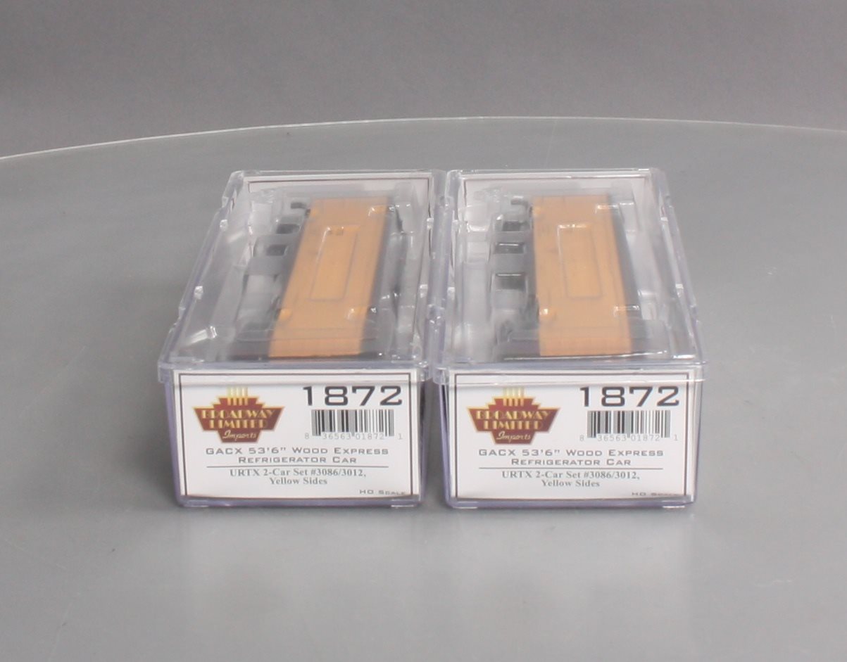 Broadway Limited 1872 HO Union Refrigerator Transit Express Reefer (Pack of 2)