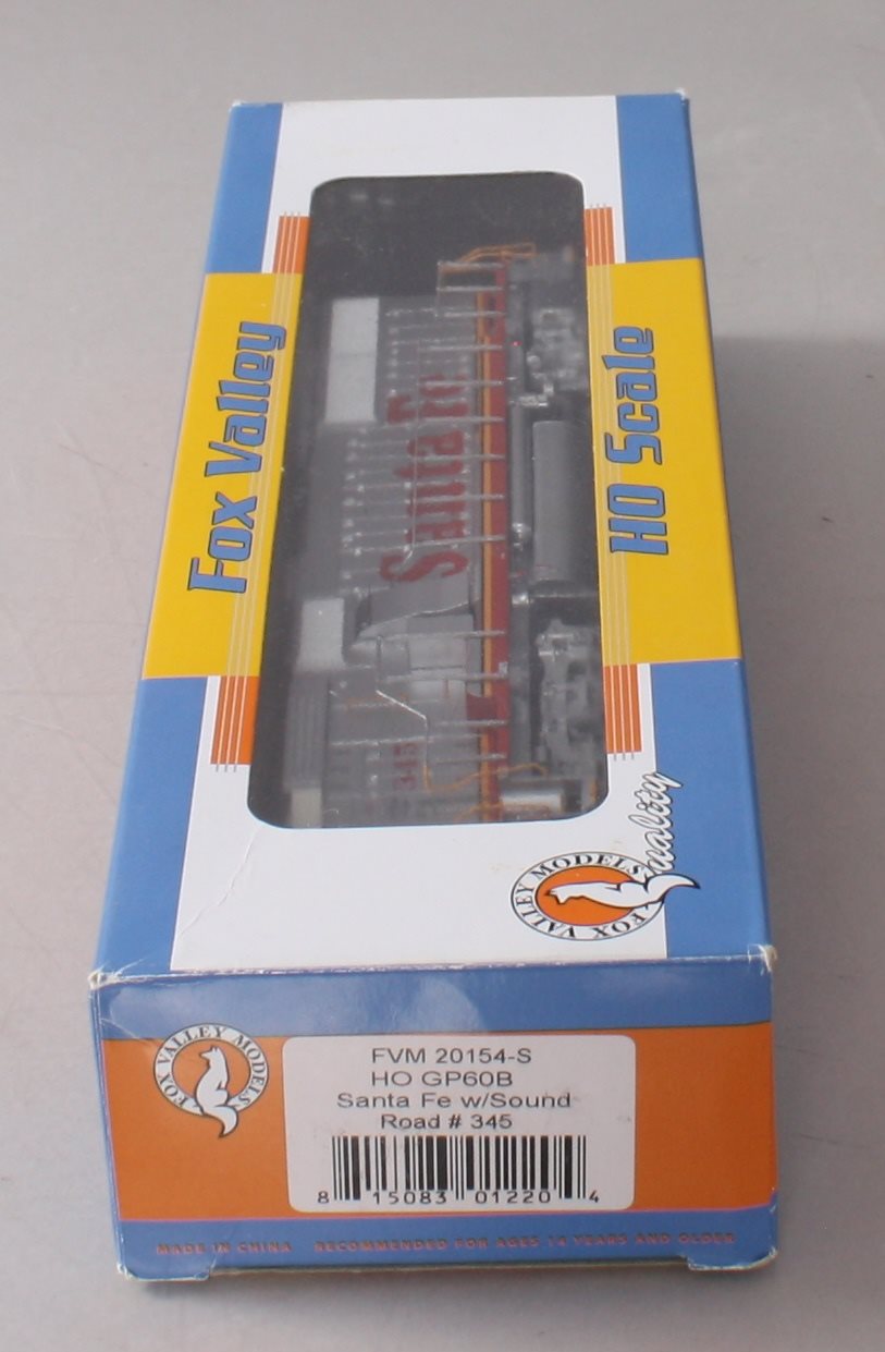 Fox Valley Models 20154S HO ATSF GP60B #345