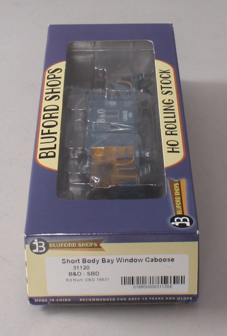 Bluford Shops 31120 HO B&O Bay Wndw Caboose #16631