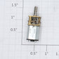 Acme CGM112F-N20VA DC Micromotor Geared Can Motor with Double D Shaft