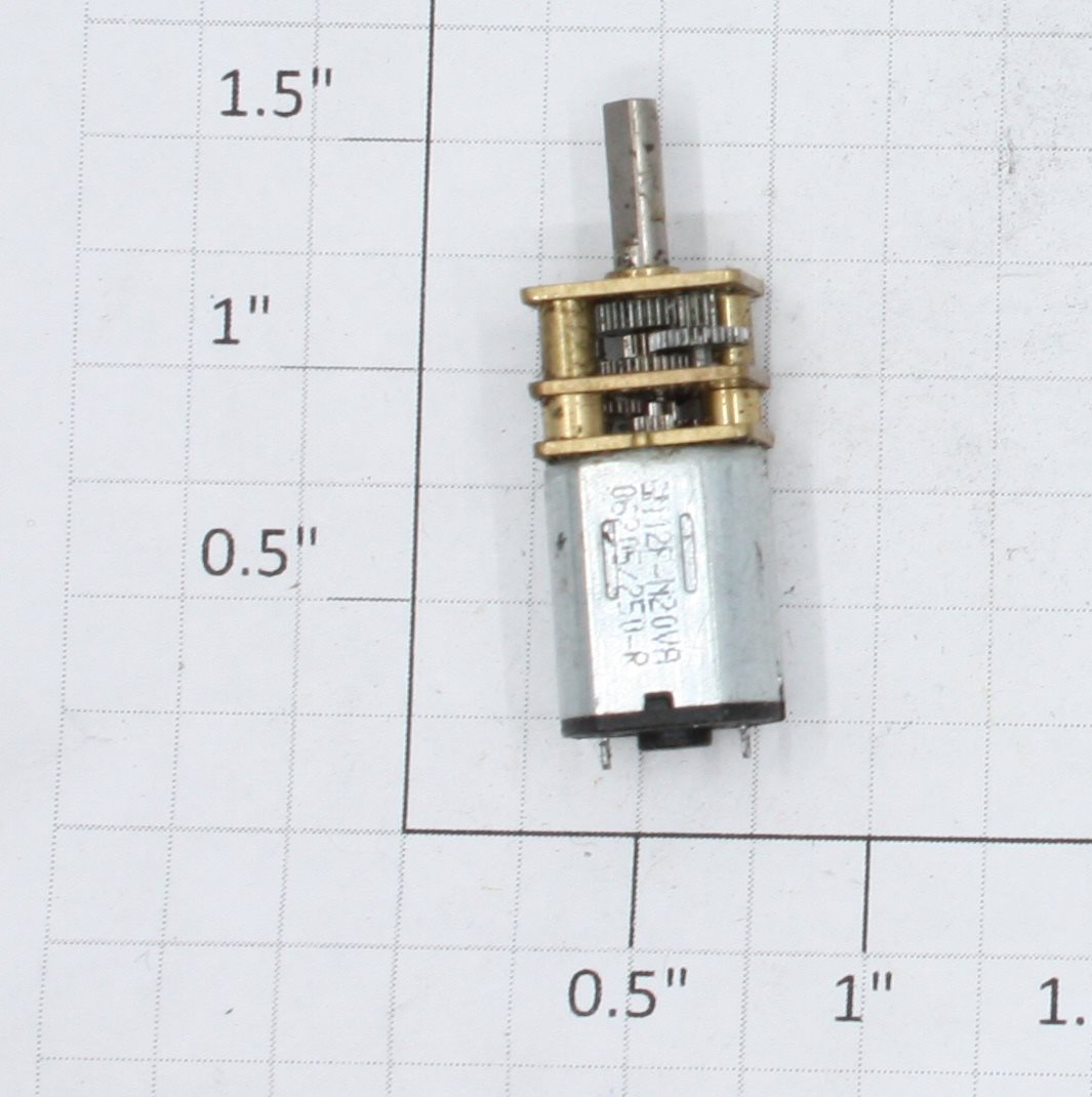 Acme CGM112F-N20VA DC Micromotor Geared Can Motor with Double D Shaft