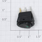 Acme 1040-10G Rocker Style 20 Amp Toggle Switch w/ Green LED