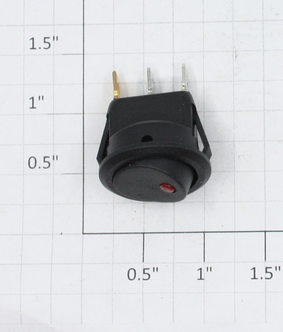 Acme 1040-10R Rocker Style 20 Amp Toggle Switch w/ Red LED