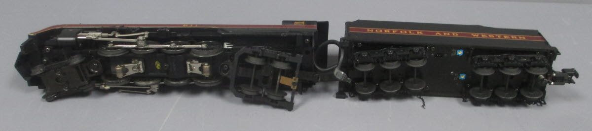 MTH 30-1480-1 O Gauge Norfolk & Western 4-8-4 J Northern Steam Engine w/PS2 #611