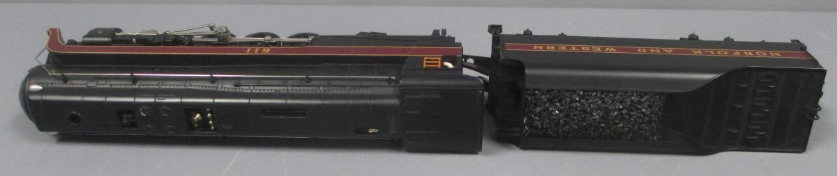 MTH 30-1480-1 O Gauge Norfolk & Western 4-8-4 J Northern Steam Engine w/PS2 #611