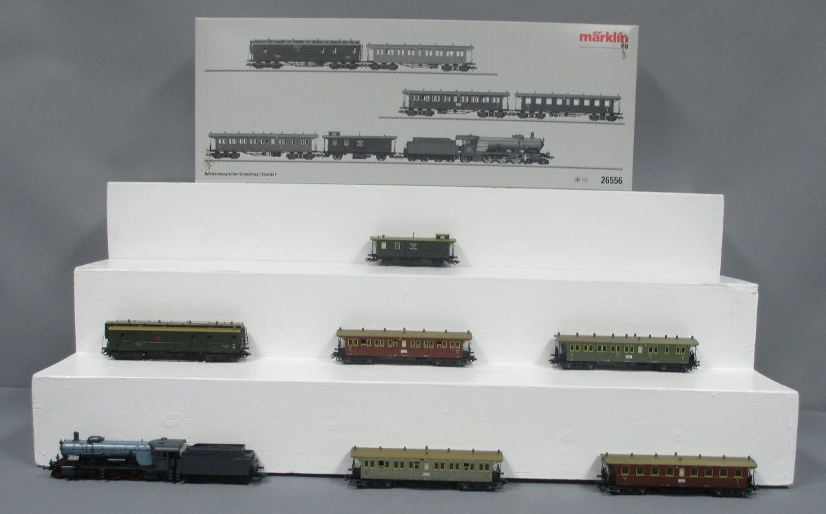 Marklin 26556 Royal Wurttemberger Express HO Gauge Steam Train Set