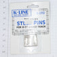 K-Line K-292 O27 Steel Track Pins Will work with Lionel O27 Track (Pack of 12)
