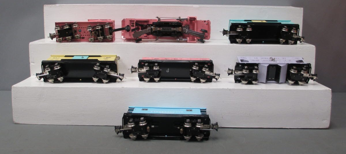 MTH 11-6037-1 Pink Girl's Tinplate O Gauge Steam Freight Train Set with PS 3.0