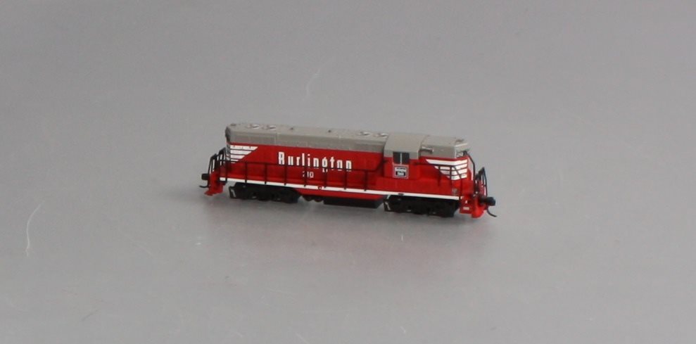 Atlas 40003117 N Burlington Route GP-9 Diesel Locomotive with DCC #210