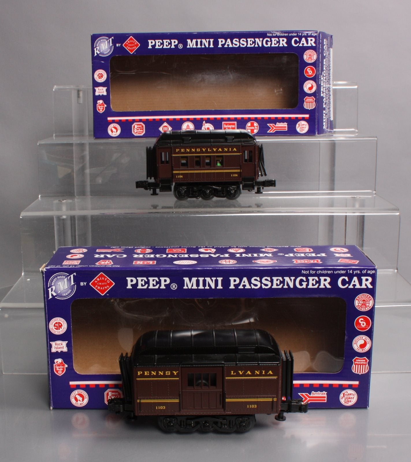 RMT 930151 Pennsylvania Peep Passenger Set: Baggage & Coach #1104/1103