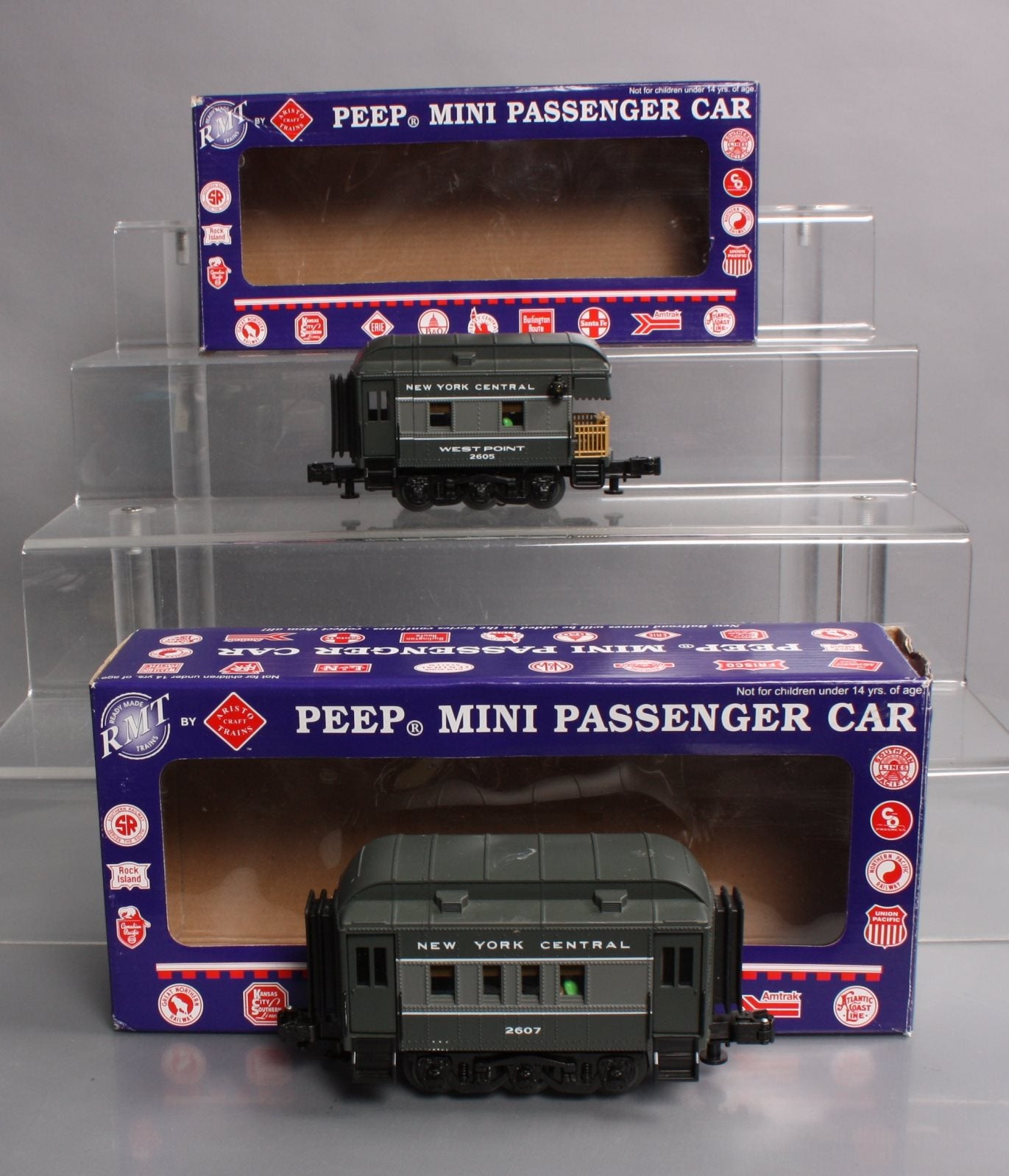 RMT 93021-2 NYC O Peep Observation/Coast Passenger Car Set