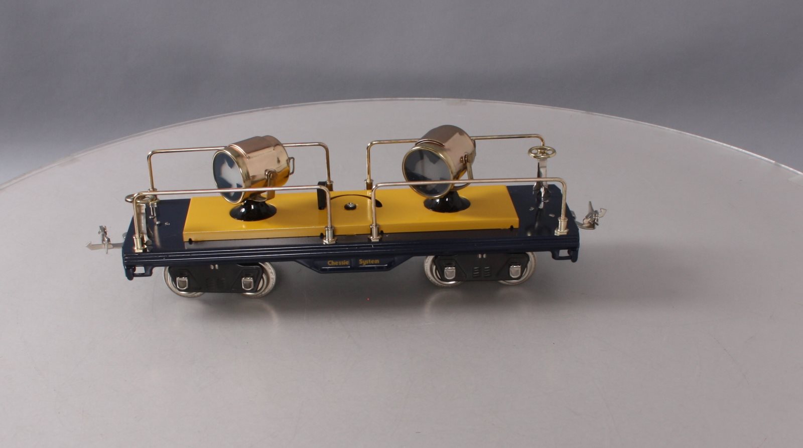 MTH 10-2176 Chessie 500 Series Flood Light Car w/Nickel