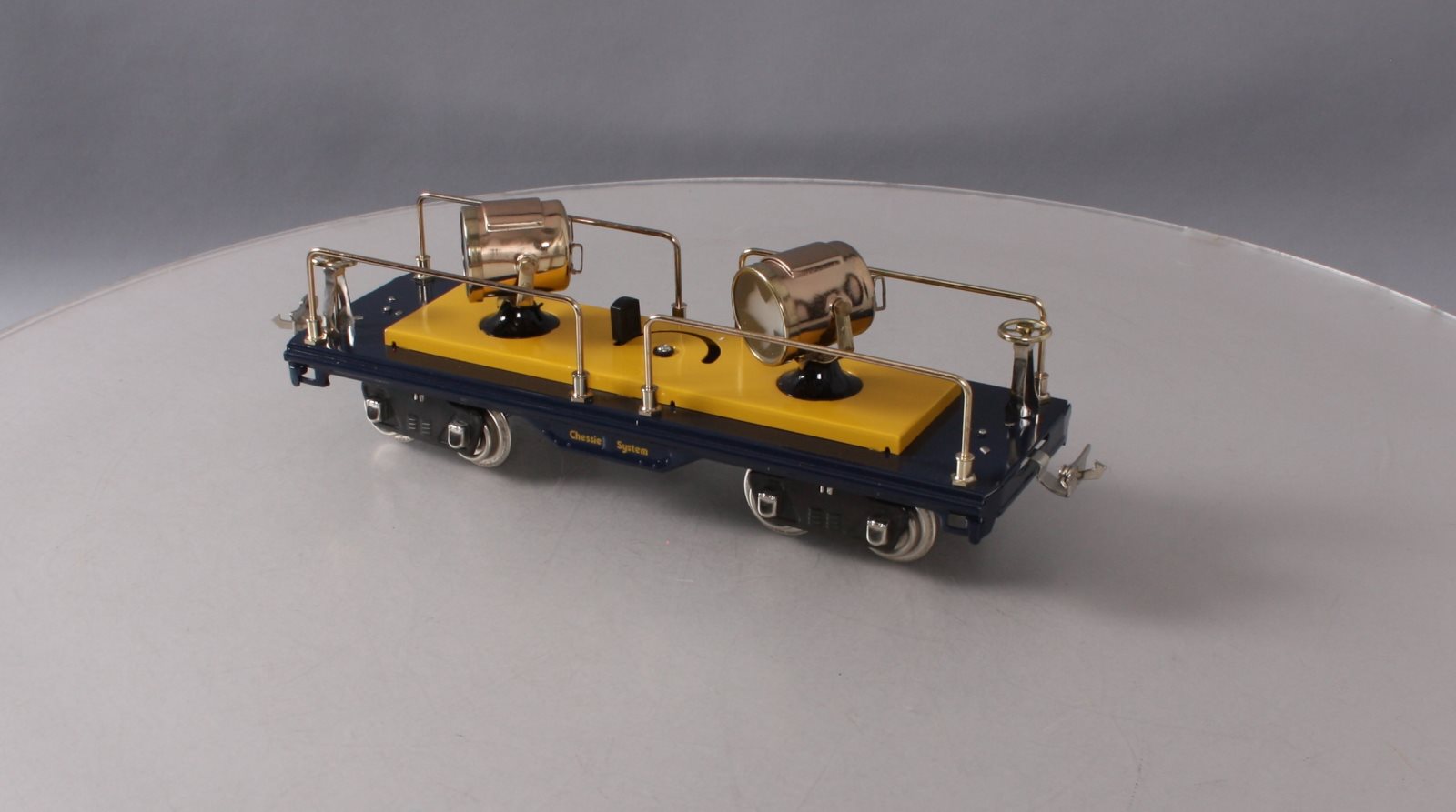 MTH 10-2176 Chessie 500 Series Flood Light Car w/Nickel