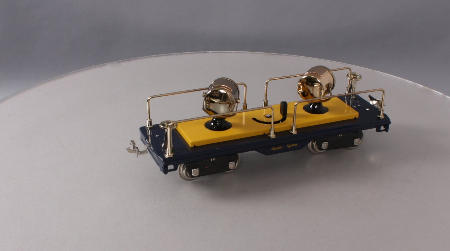 MTH 10-2176 Chessie 500 Series Flood Light Car w/Nickel