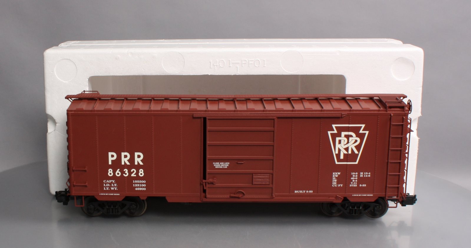 USA Trains R19214C G Pennsylvania 40 Ft. PS-1 Simulated Steel Box Car