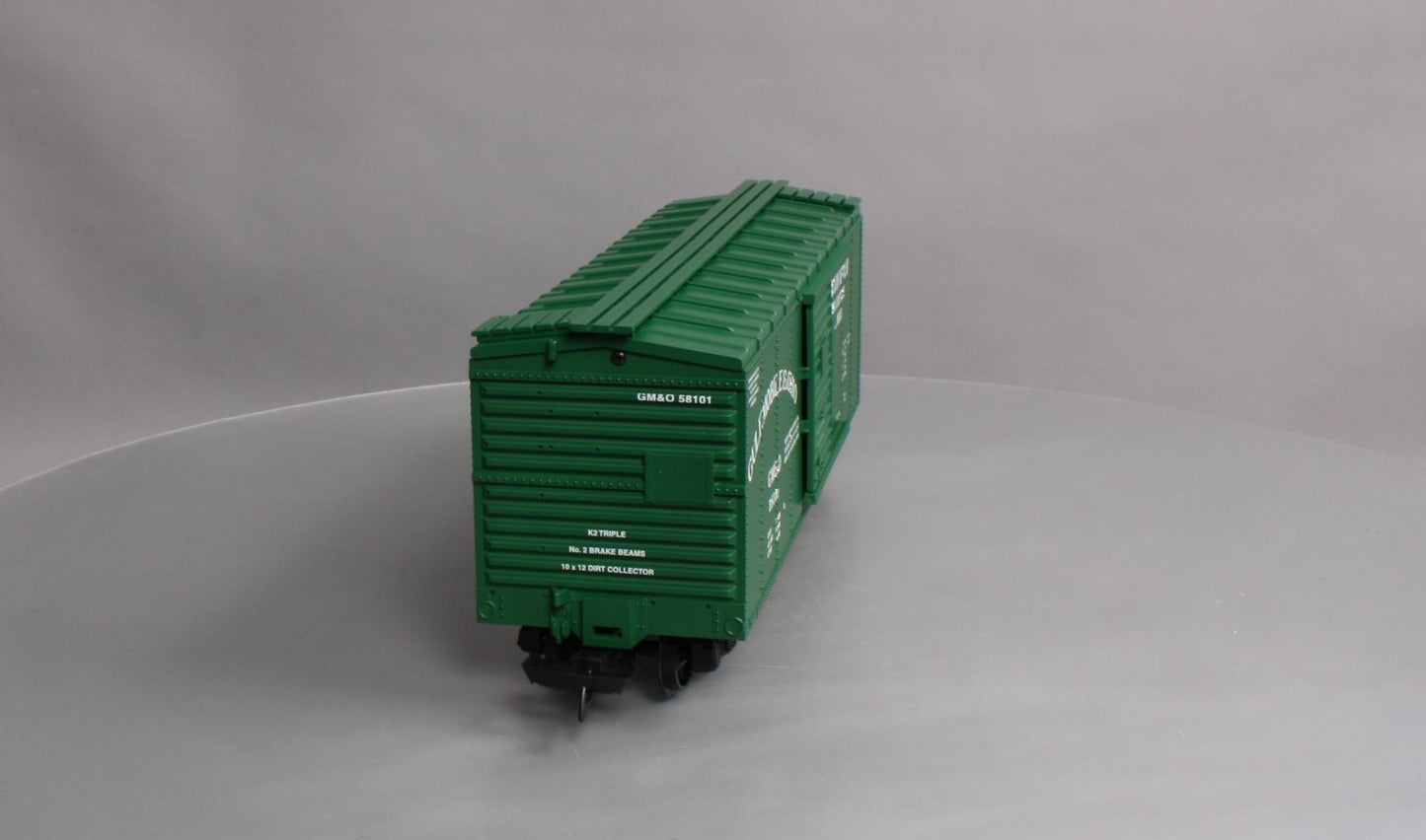 USA Trains R19092B G Gulf, Mobile & Ohio Simulated Steel Box Car #58101 (Green)